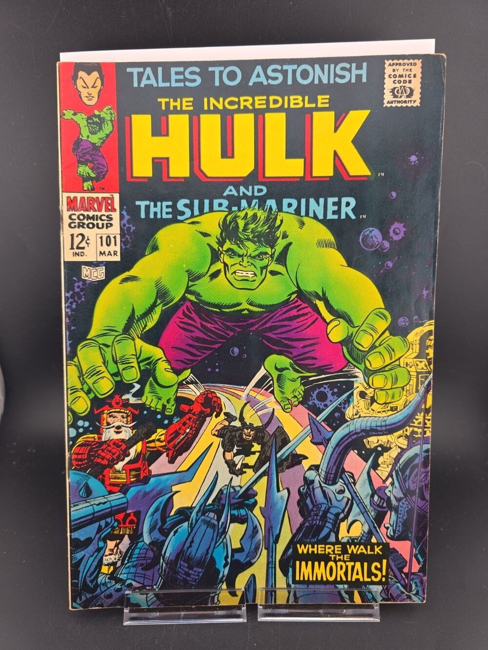 Tales to Astonish #101 Marvel 1968 VG/FN 5.0 Last Issue Hulk Sub-Mariner Key
